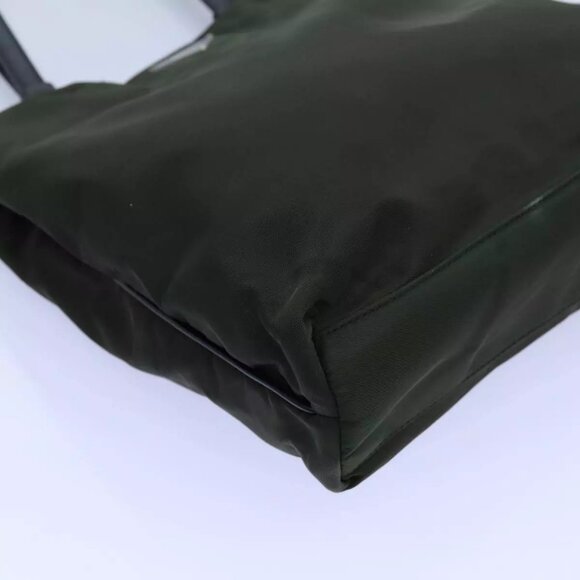 PRADA Hand Bag Nylon Khaki - Picture 13 of 16
